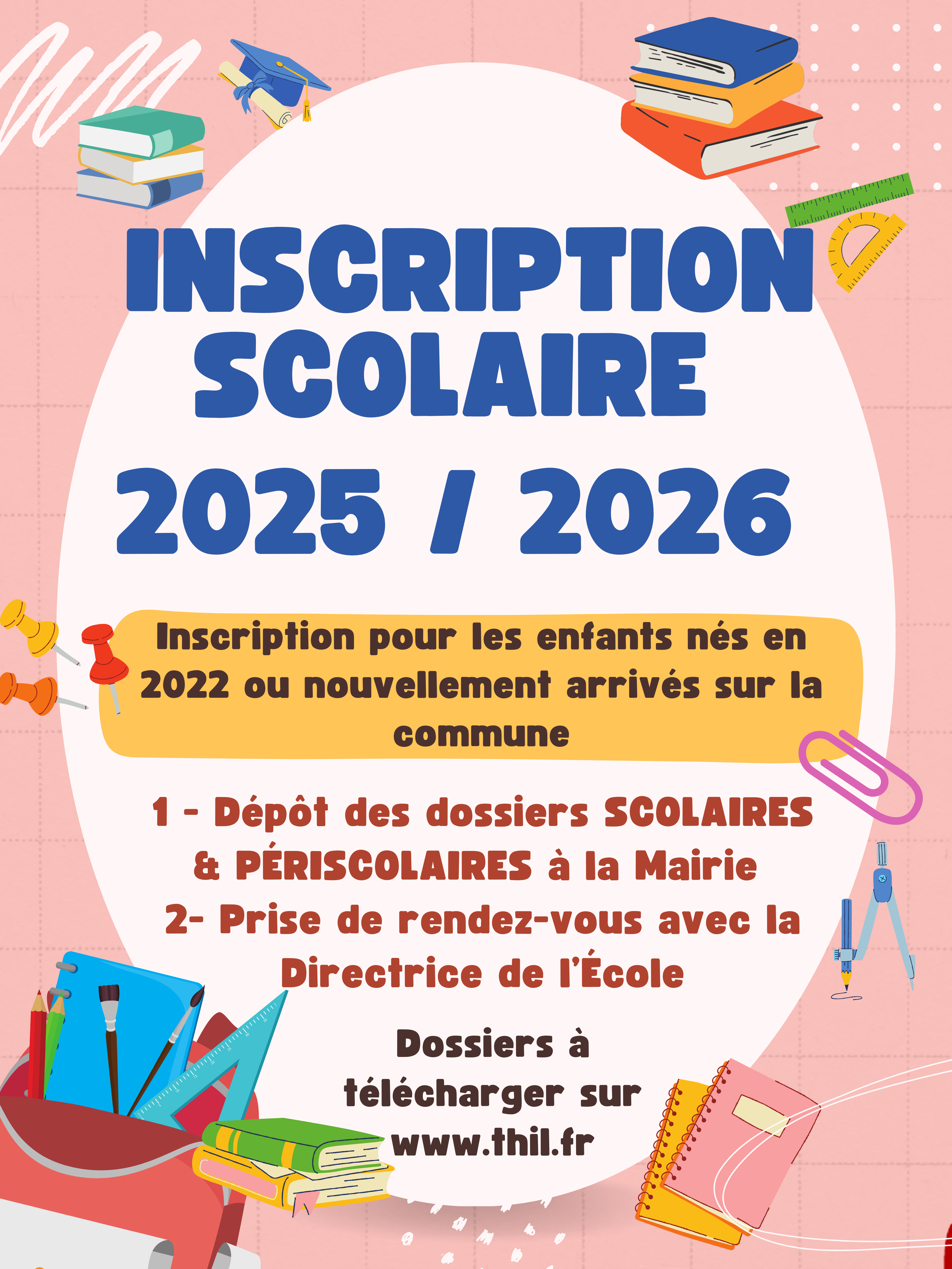 Inscription scolaire – École de Thil