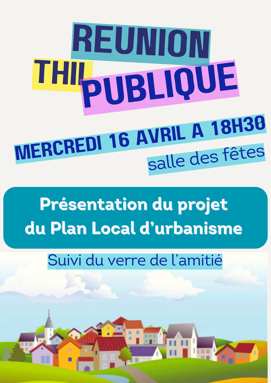 Réunion publique PLU Thil