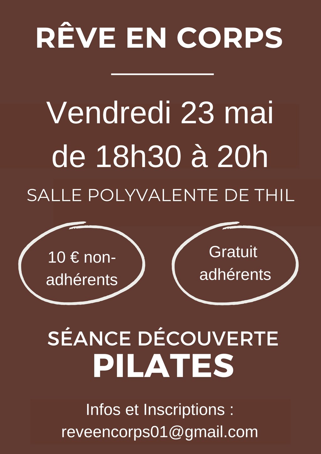 Séance découverte pilates