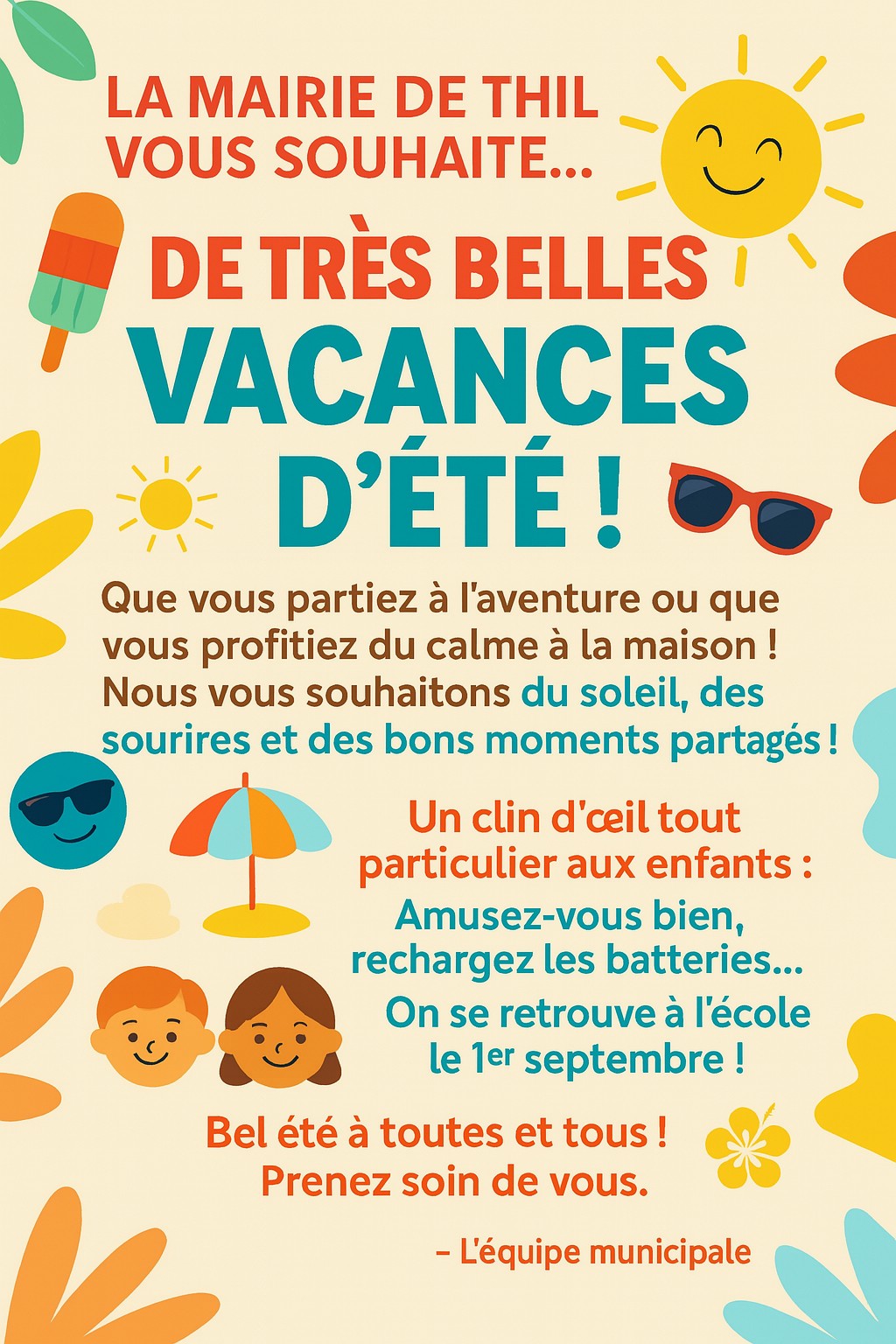 Bonnes vacances