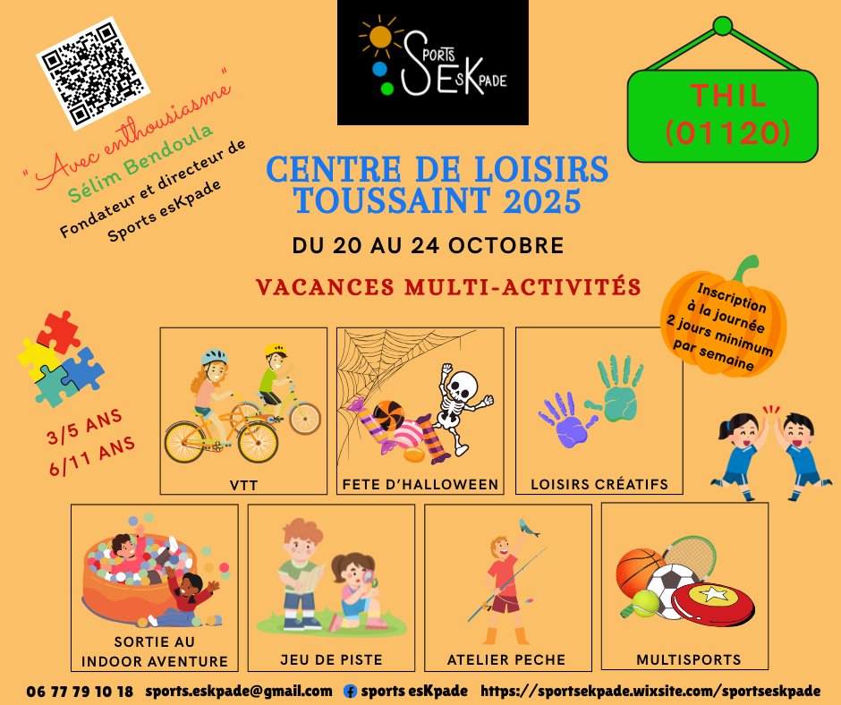 Centre de loisirs – Planning des vacances