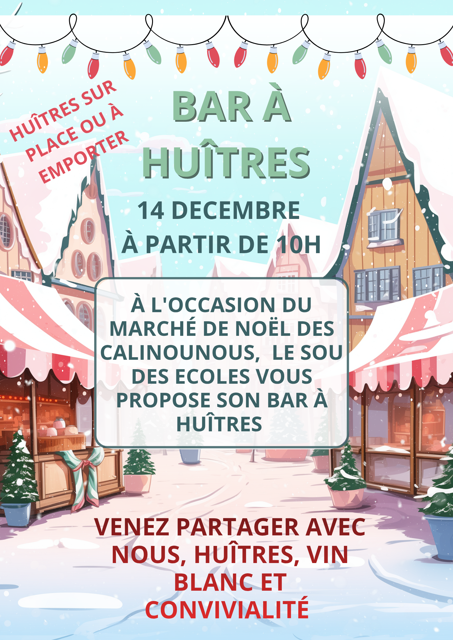 Bar à huîtres – Sou des Ecoles